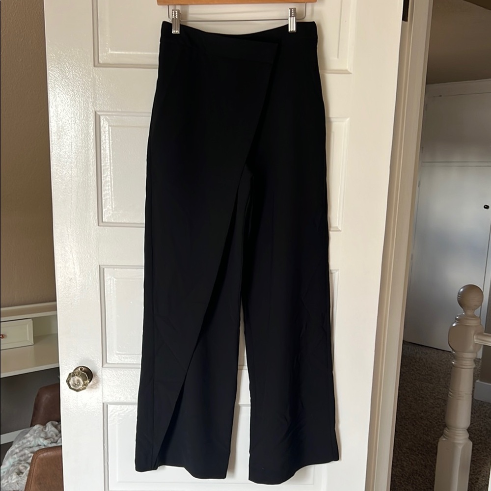 Zara wide leg trouser with wrap